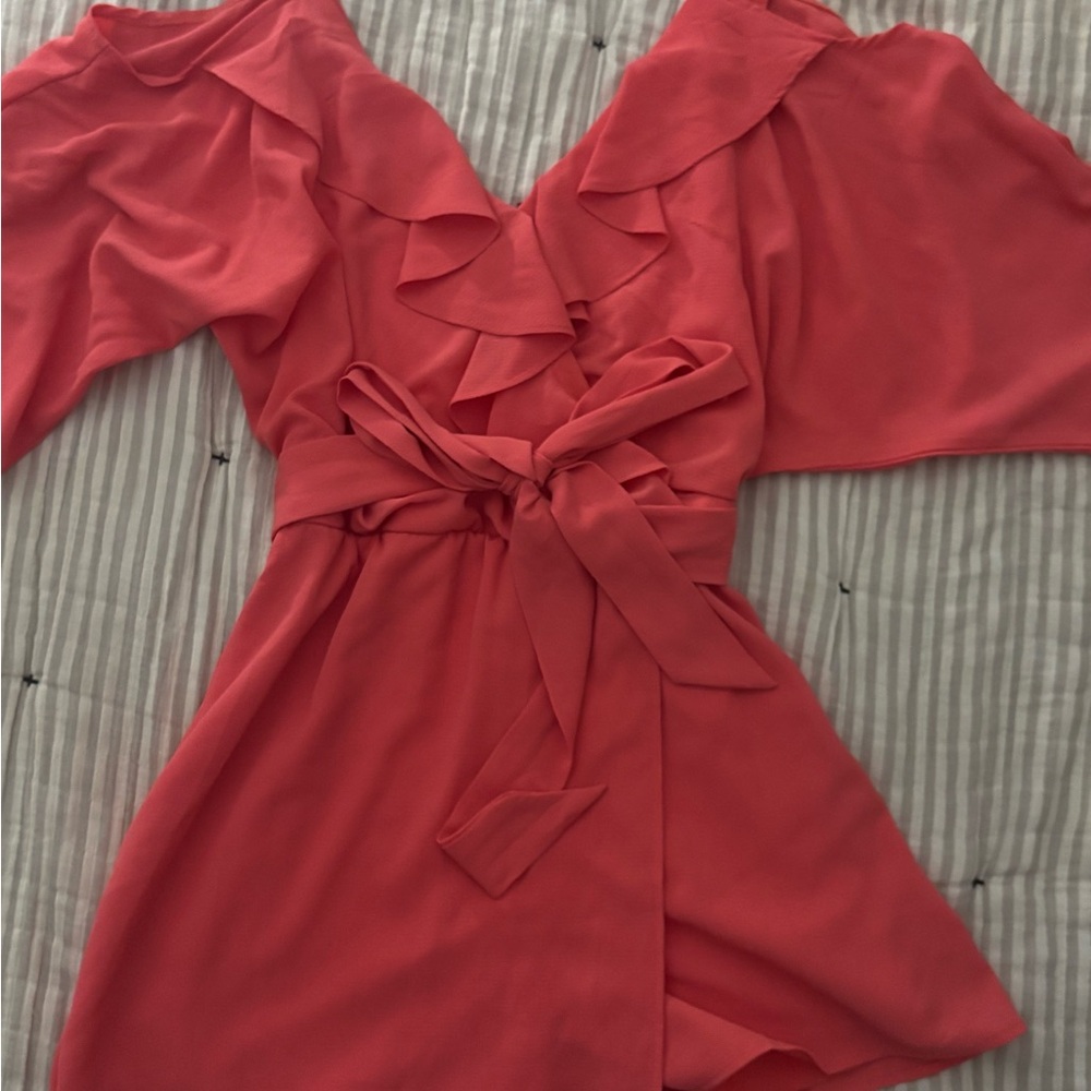 Premier Amour coral romper